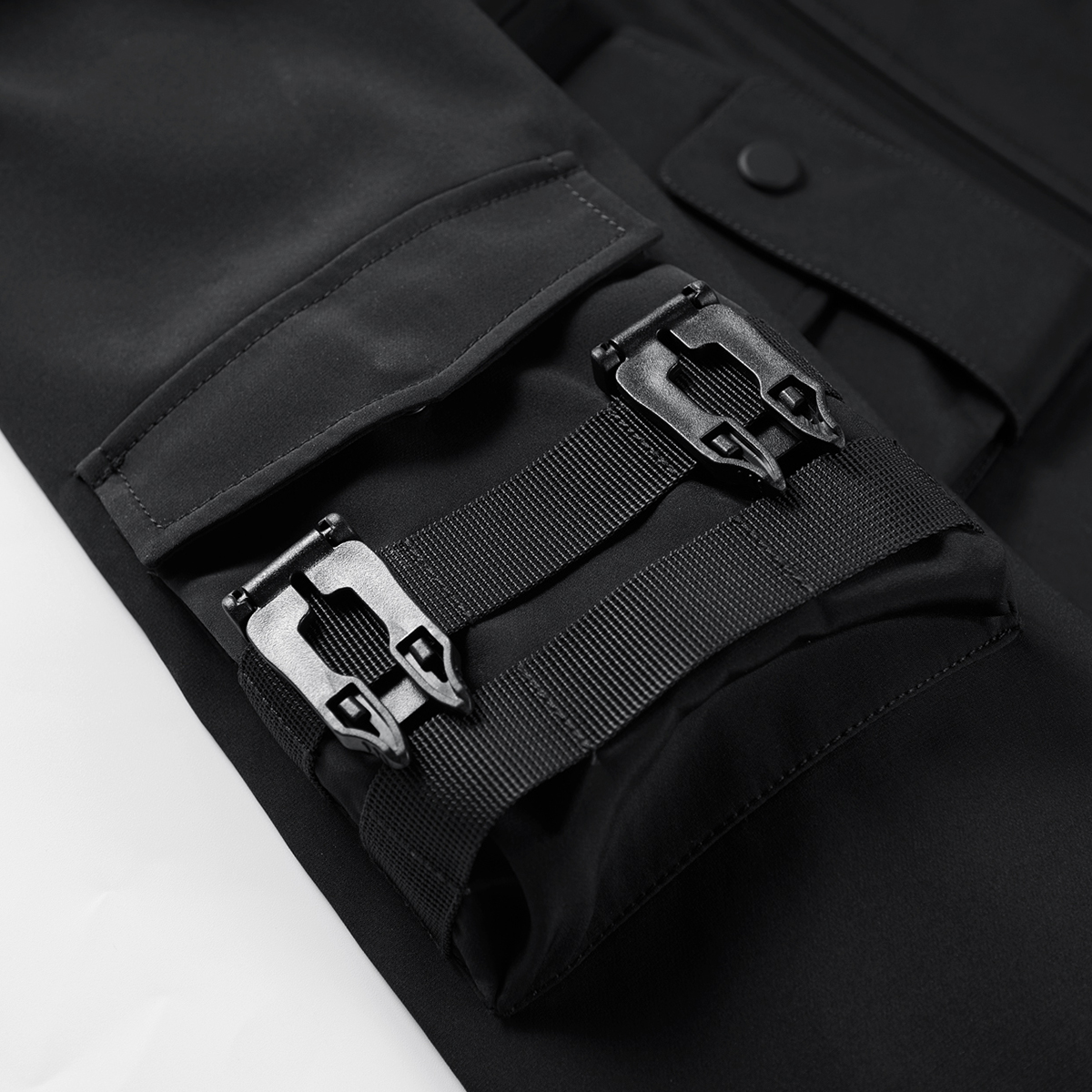 Men's Fashion Mid-length Multi-pocket Functional Jacket