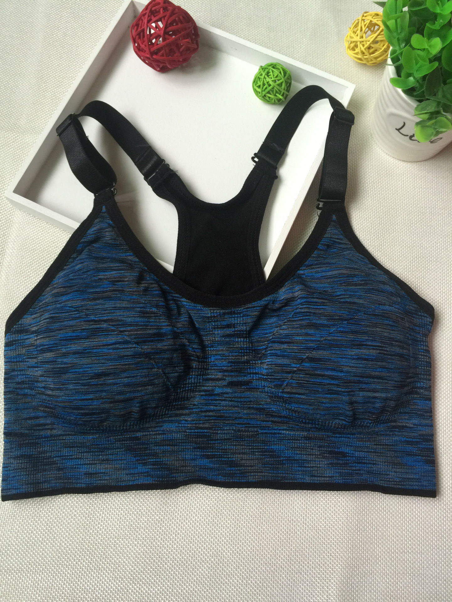 Title 3, Duan dyed vest thin running fitness yoga underwear