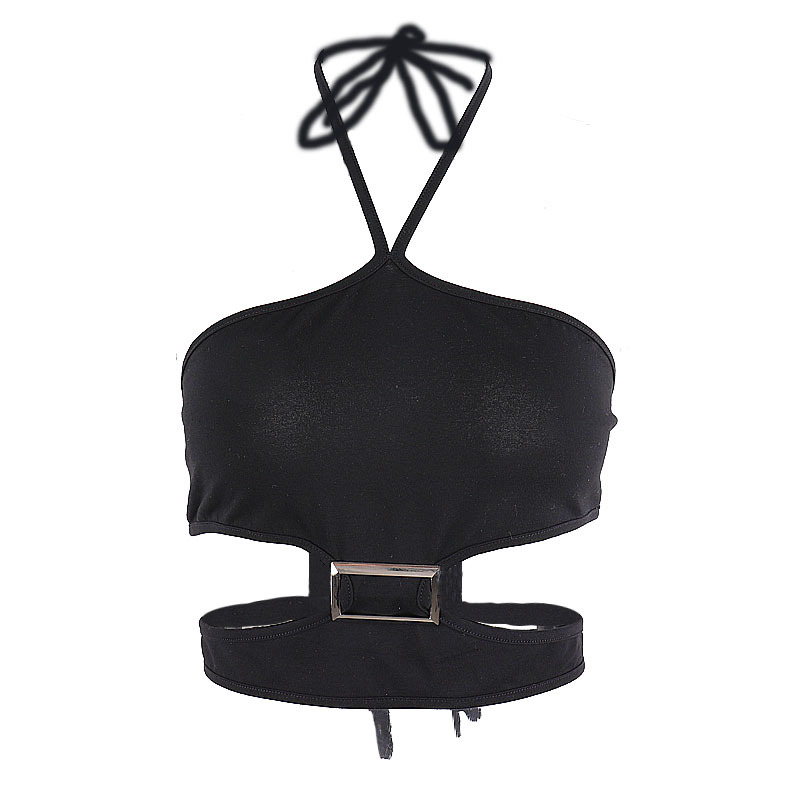 Title 6, Sexy Hollow Slim Strappy Halterneck Vest