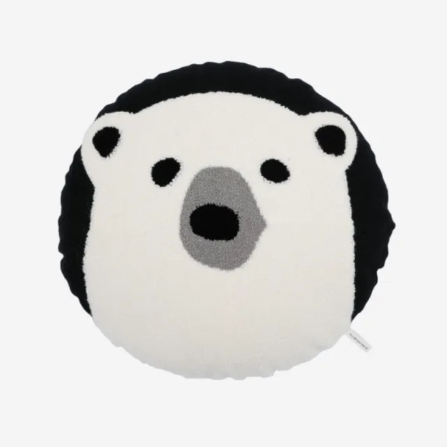 Round Cartoon Sofa Pillow Child Cute Polar Bear - Shop at LoveMi