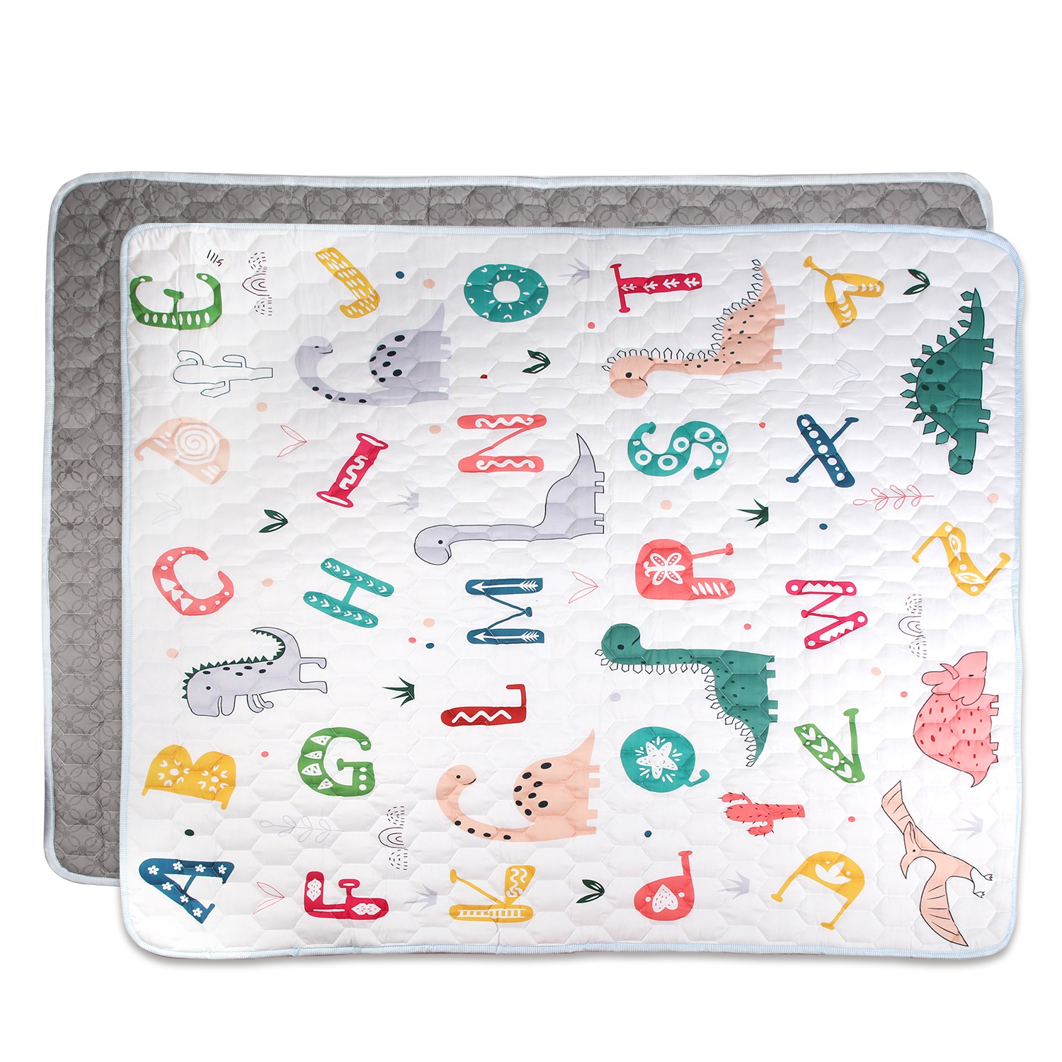 1Pc 71x59IN Or 50X50IN Baby Play Mat Non-Slip Baby Crawling Mat Foldable Playpen Mat Machine Washable For Newborns Infants Babies Toddlers