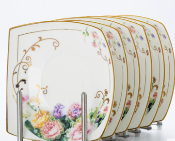 Japanese Four-corner Plate Dish Plate Household Square Sushi Plate Creative Personality Dish