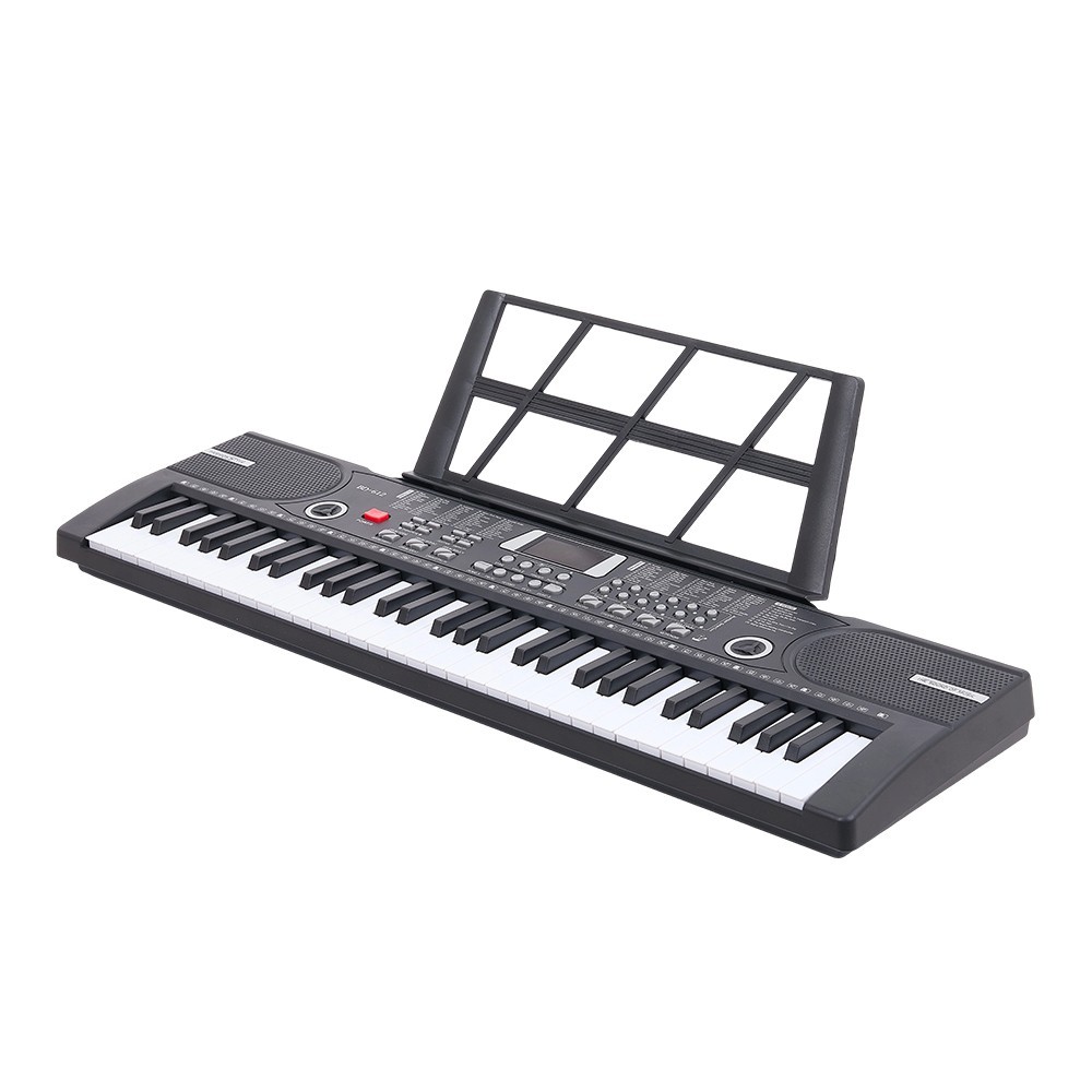 61 Keys Electronic Full Size Keyboard Digital Music Piano 60 Demo Sheet Stand