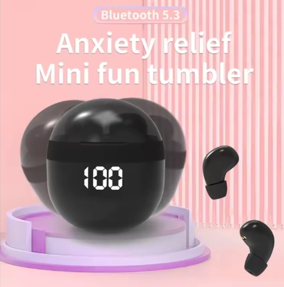 Mini Wireless Sleep Earbuds With LED Digital Display thumbnail 5