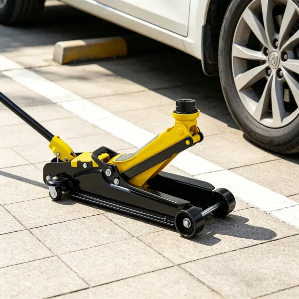 2.5 Ton Low Profile Floor Jack, 3.35inch-14.96inch