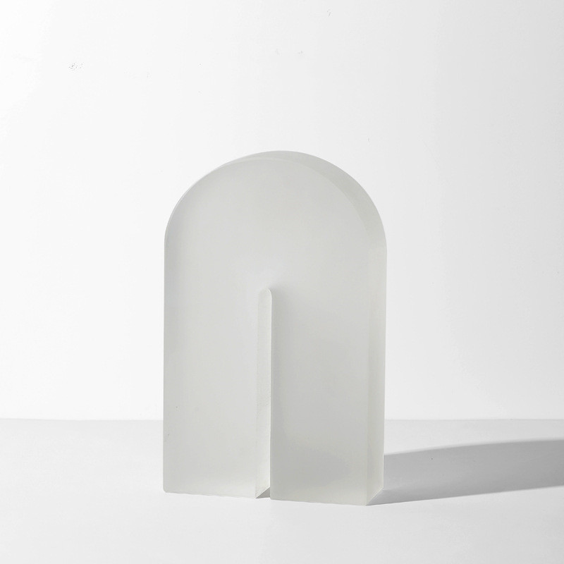 Crystal Geometric Bookends