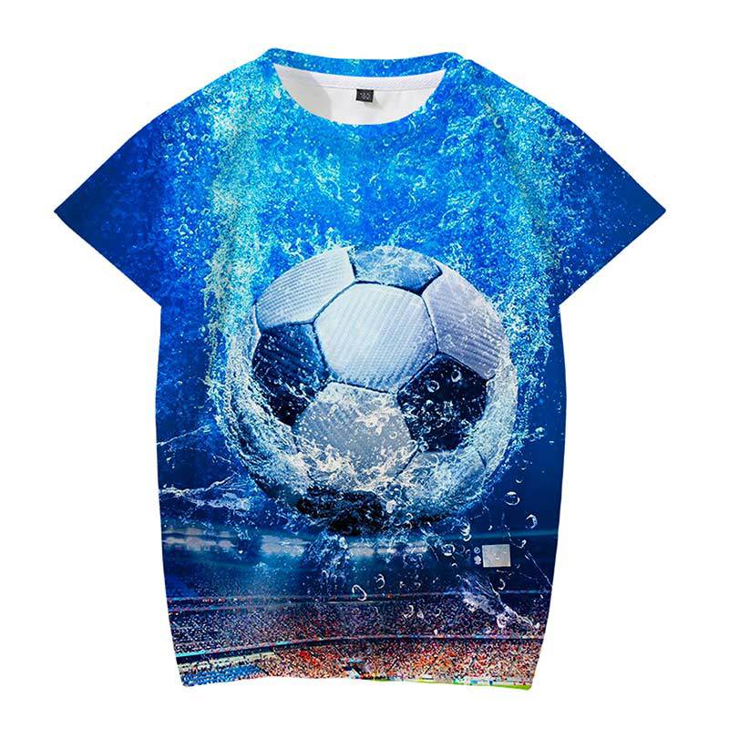 Title 3, Camiseta masculina de futebol com impressão dig...