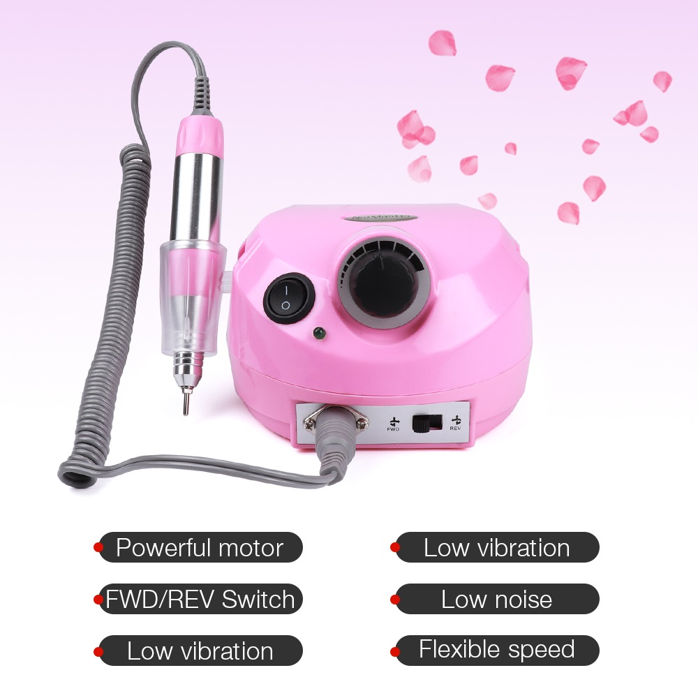 Professional nail drill machine package contents and included accessories
