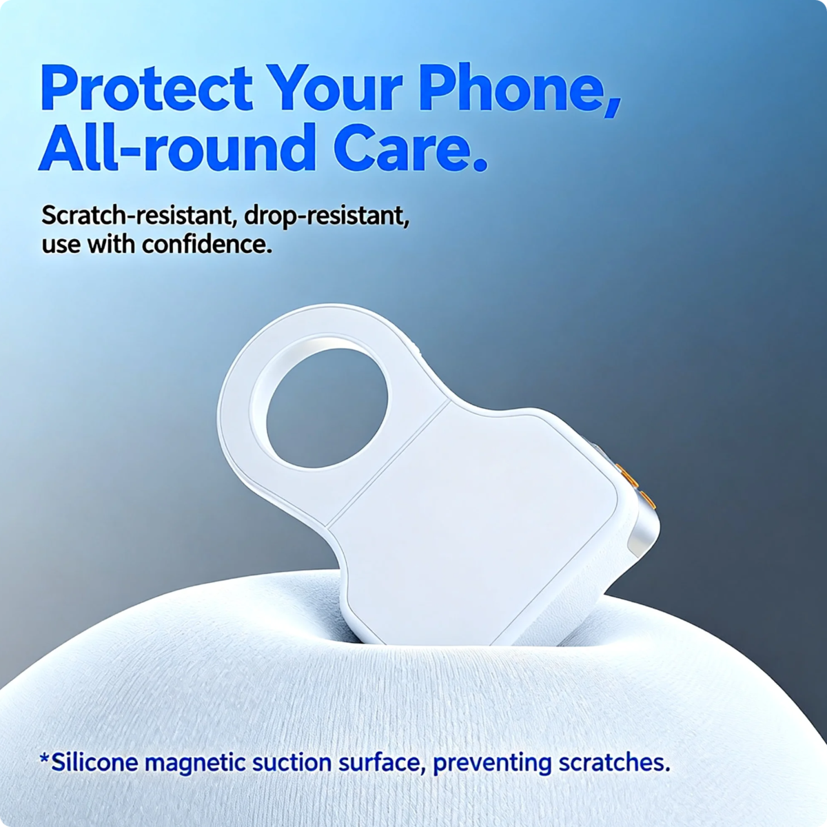 Magnetic Camera Grip Stabilizer With Wireless Remote, Ergonomic Anti-Shake Phone Handle Compatible With MagSafe, Zoom Control Portrait Landscape Switching, 109g Lightweight