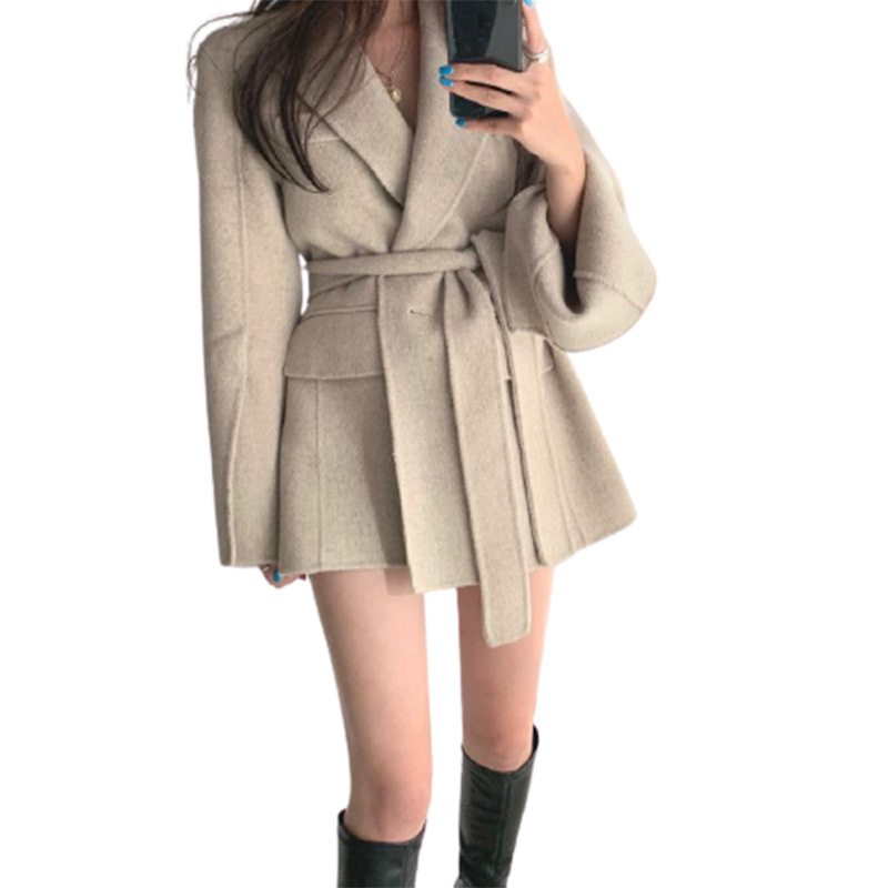 Title 2, Thin long sleeve woolen coat