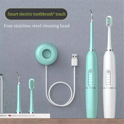 Smart Electric Toothbrush Ultrasonic Scaler Rechargeable Automatic Touch Dental