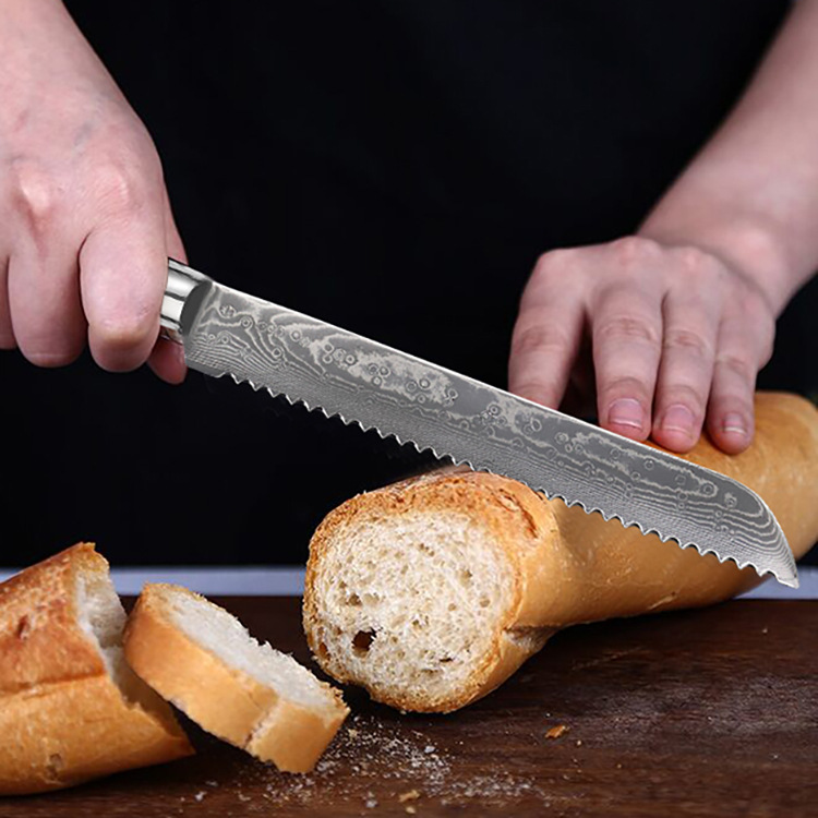 Title 9, Kitchen Knives With Resin Coloured Wooden Handles