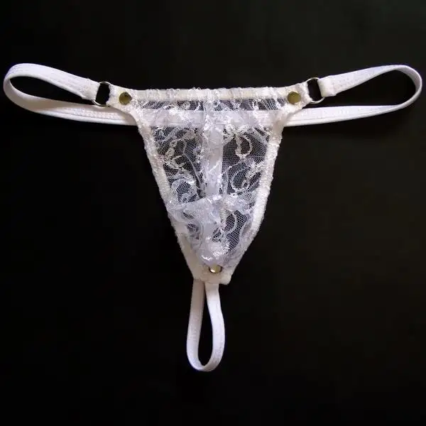 Men's Low Waist Transparent Bag Seamless Tawny