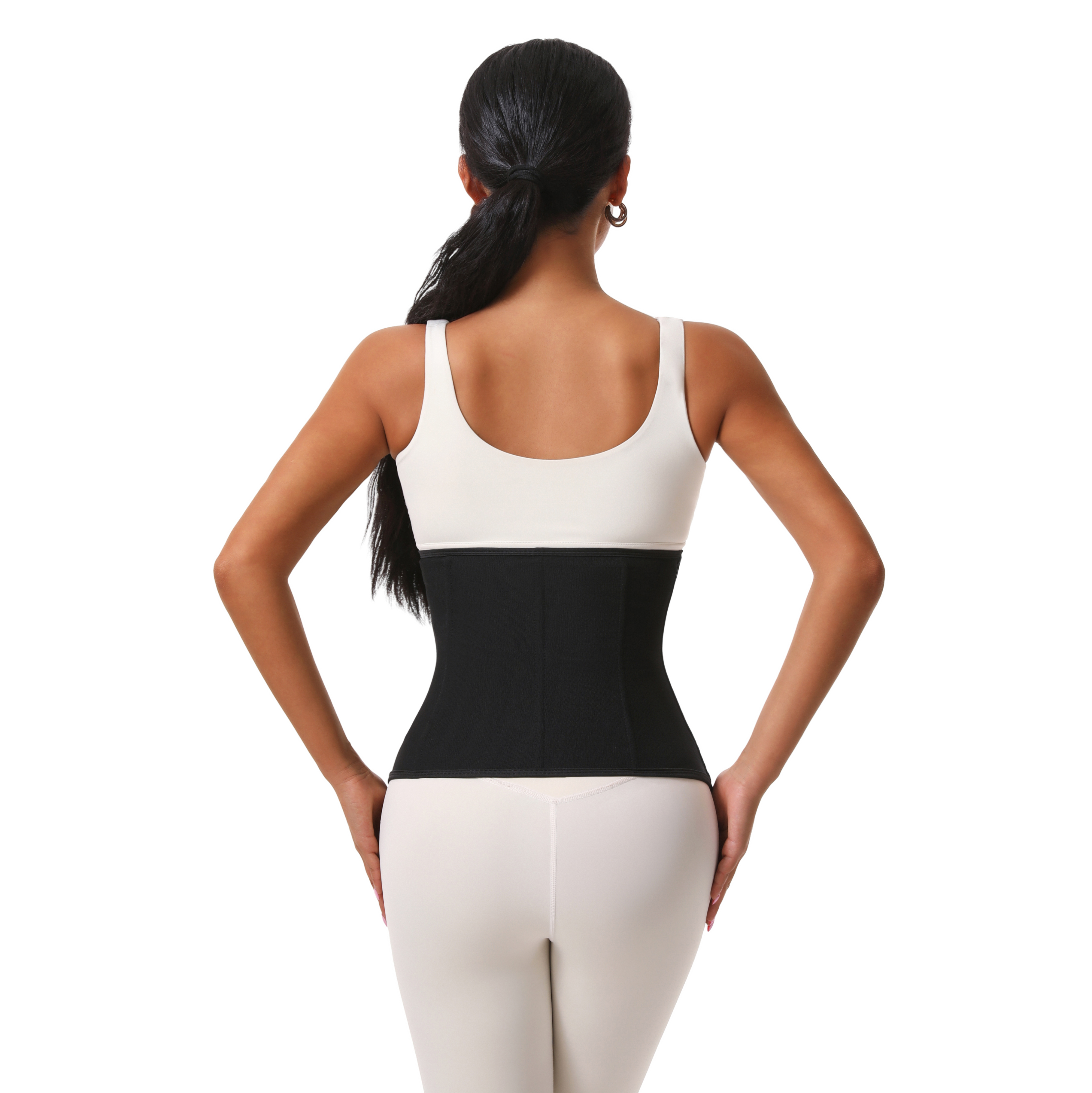 Cross-Border Mesh Waistband, Tummy Control, Tight Belt, Shapewear, Waist Restraint, Zipper Corset, 13 Steel Bone Body Shaping Girdle — image 2 of 5