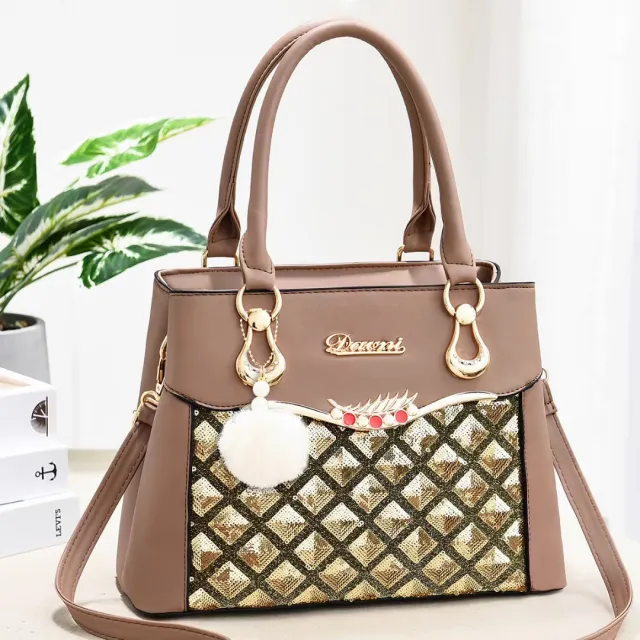 The New Fashion Female Bag Korean Style Diagonal Shoulder Handbag Khaki - Shop at LoveMi