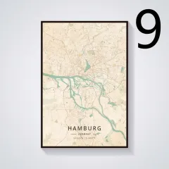 Home Decor German City Subway Canvas Painting Poster - 9 Style - View 1