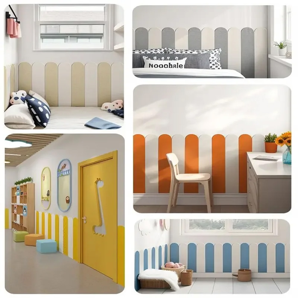 Baby Kids Anti-collision Felt Board Wall Sticker