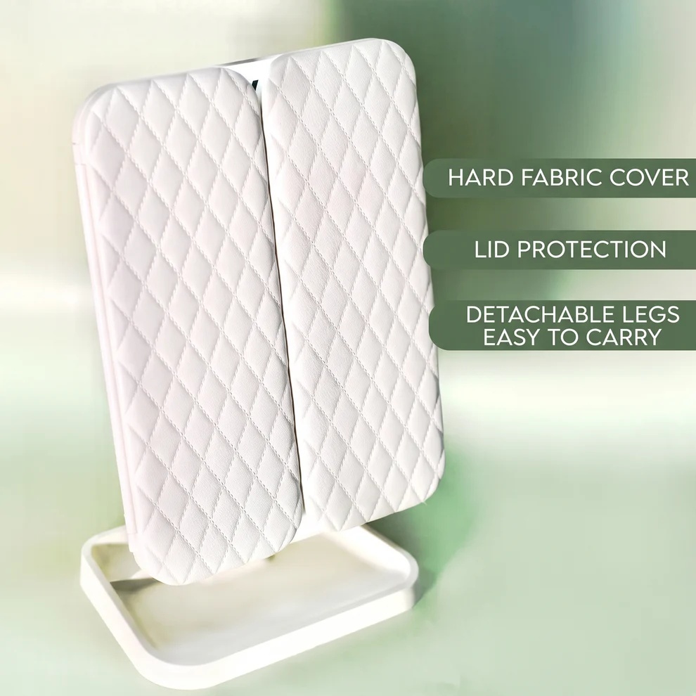 Rechargeable LED Makeup Mirror With 3 Light Modes, 2X-3X Magnification — image 4