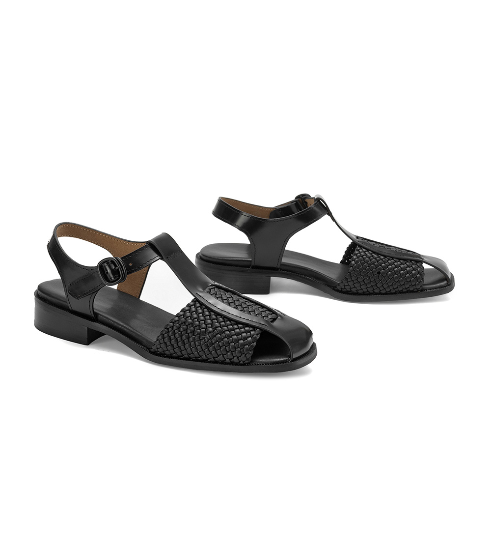 Women's Woven Sandal Heel Detail - Sarah Express