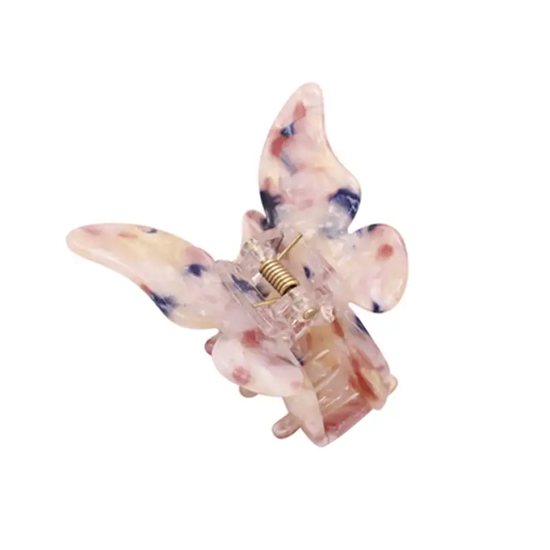 Hair Clip Female Korean Ins Back Head Color Butterfly Catch Clip Super Fairy Girl Hair Clip Sweet Hair Catching Girl