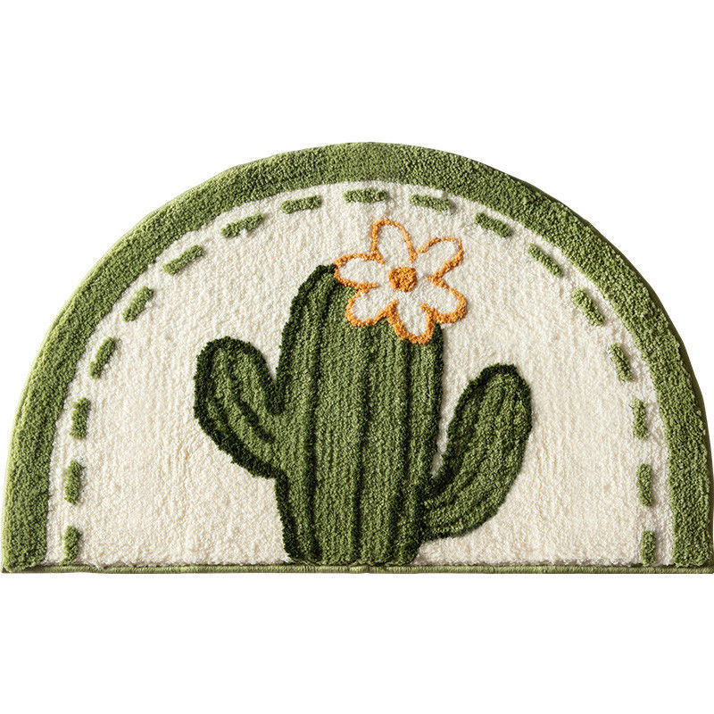 Thickened Non-slip Carpet Bathroom Toilet Toilet Door Mat - 17