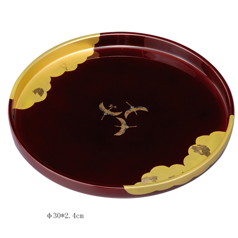 Title 7, Dinner Plate Masterpiece Lacquer Fruit