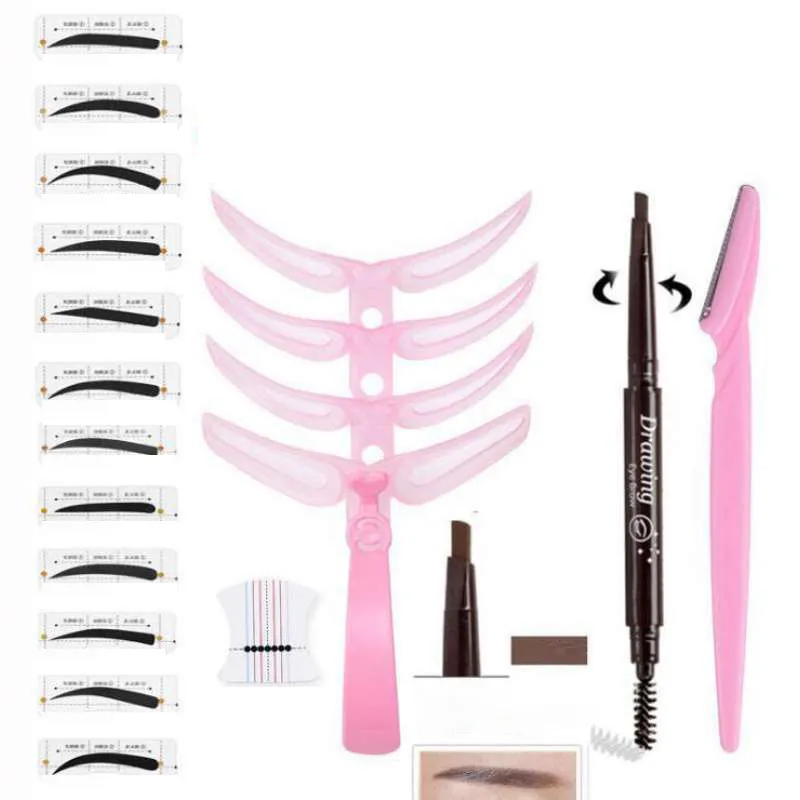 Eyebrow Guide - Light Coffee 1Set