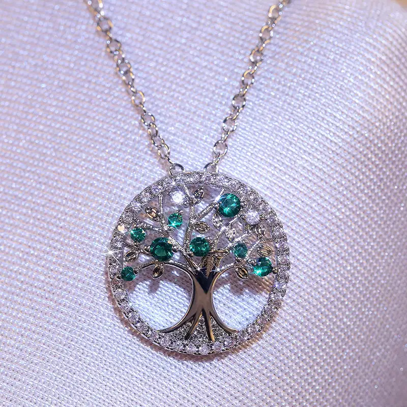 Fashion Tree Of Life Ladies Necklace Natural Wind Creative