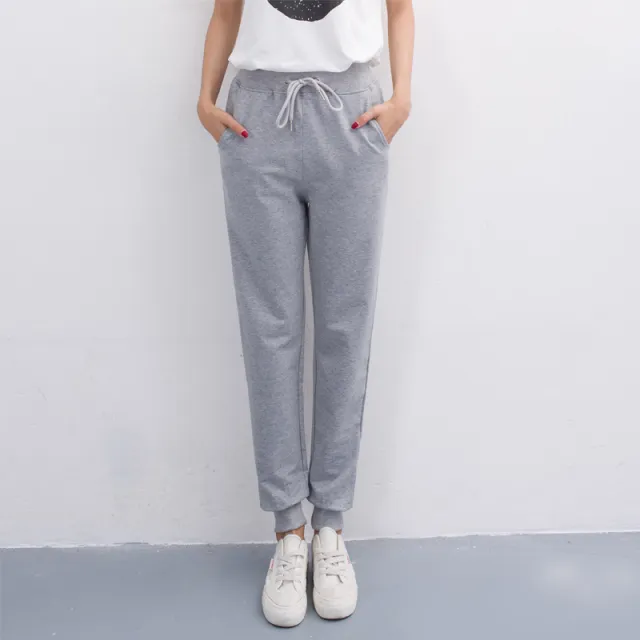 Women's Casual Pants Feet Loose Casual Women's Trousers Light Grey - Shop at LoveMi