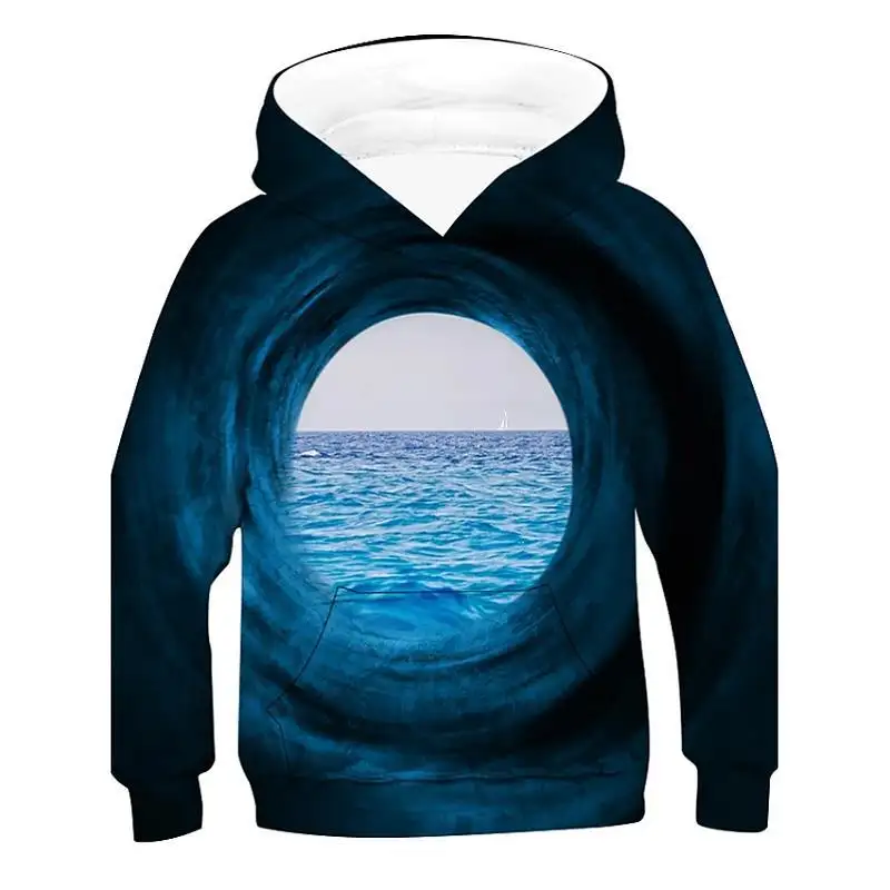 3d Vision Digital Printing Children's Hoodie