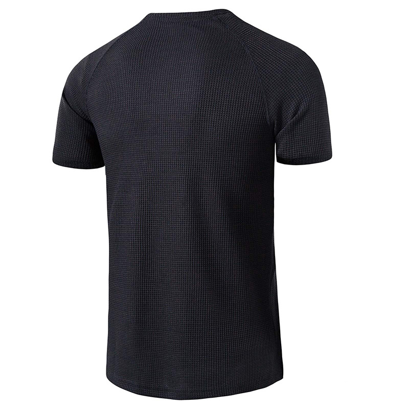 Title 2, Mens Loose Round Neck Short Sleeved Solid Colo...