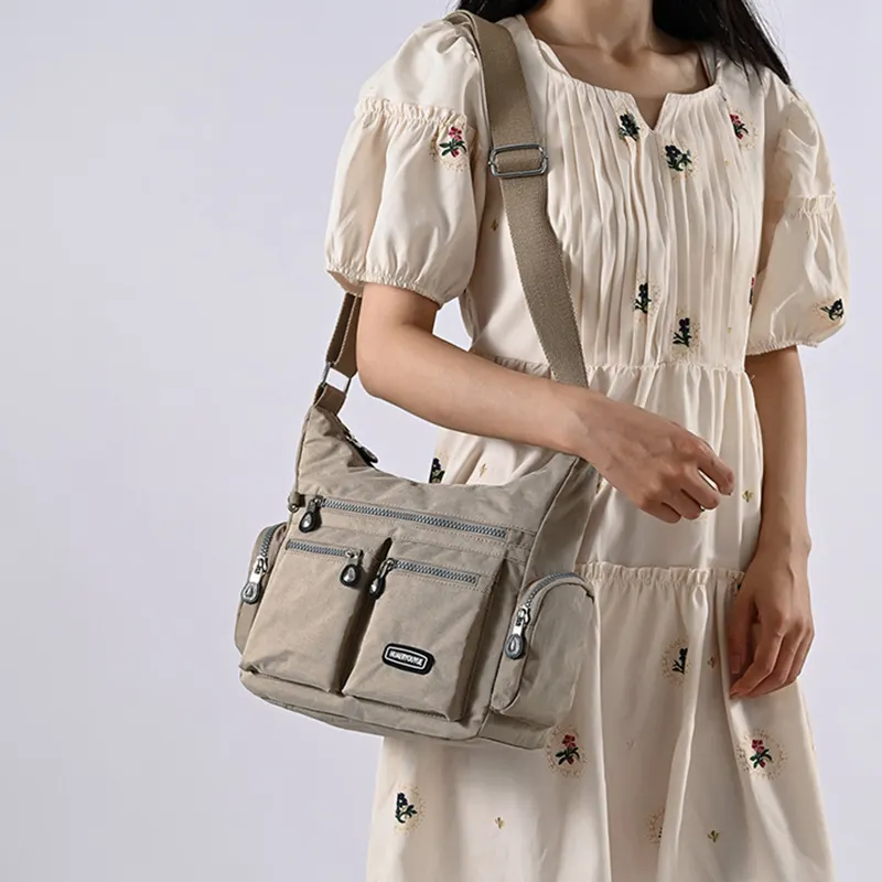 Women Shoulder Bags Multiple Pockets Waterproof Crossbody
