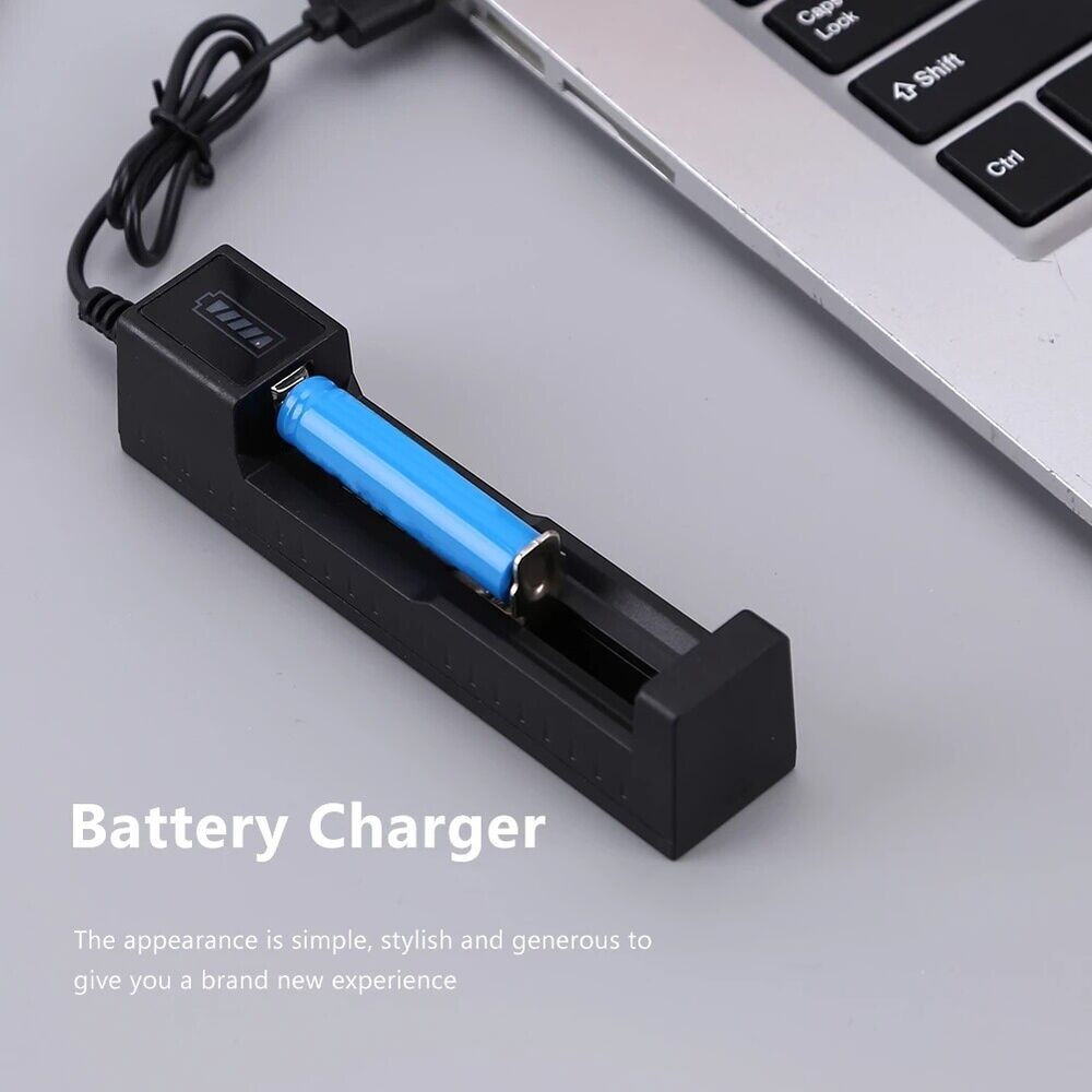 Li-ion Battery Charger 3000mAh 3.7V Rechargeable Batteries USB Charger For... 6
