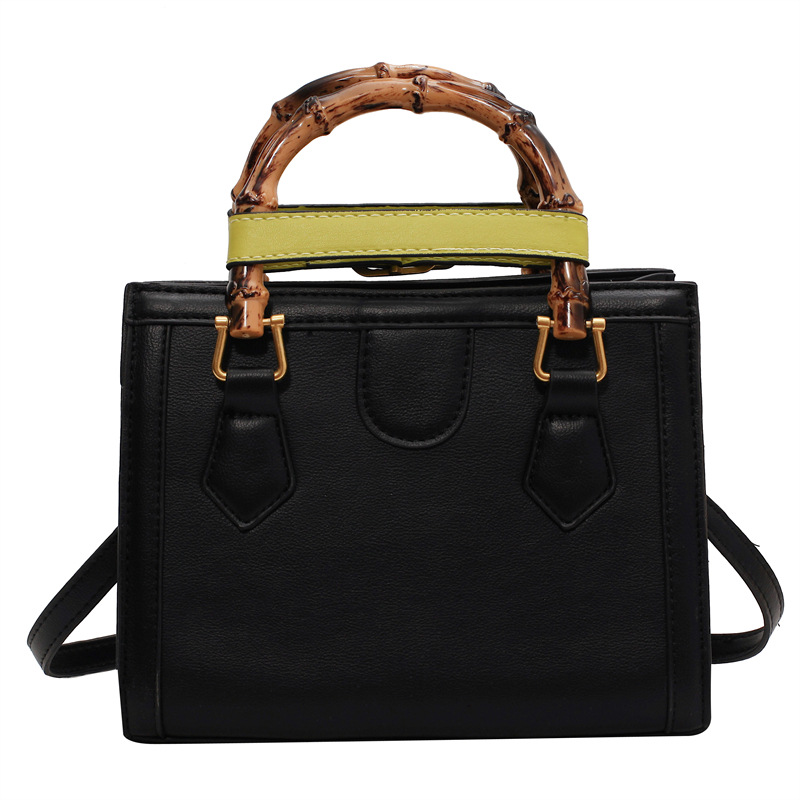 Fashion Shoulder Crossbody Solid Colour Casual Tote Bag - Image 4