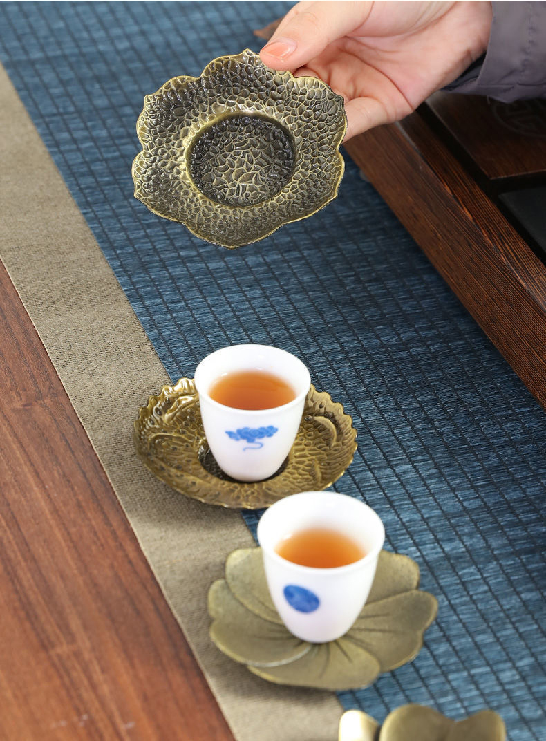 Title 2, Alloy Tea Cup Insulation Coaster Accessories