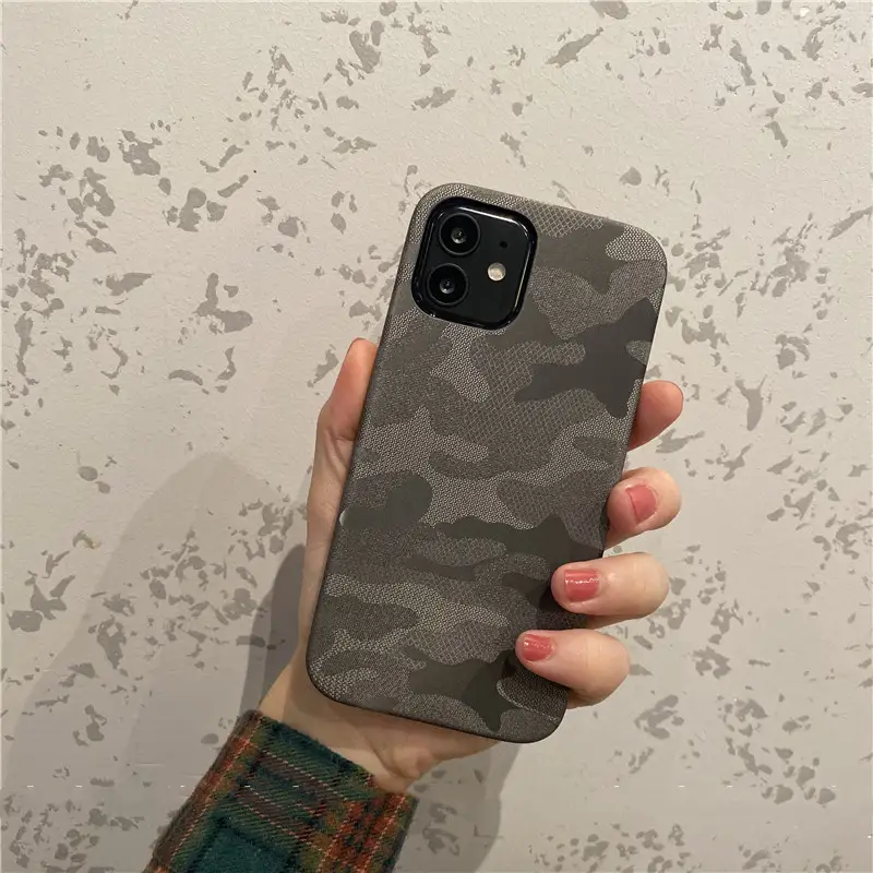 Vintage Lychee Camouflage Fashion Mobile Phone Case