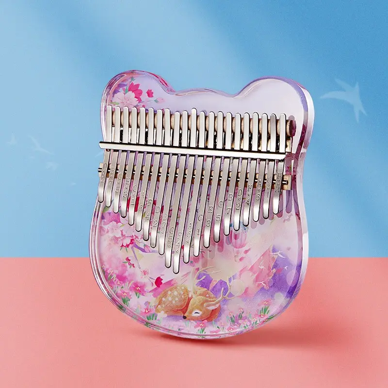 Thumb Harp Kalimba Sound Acrylic Crystal Clear