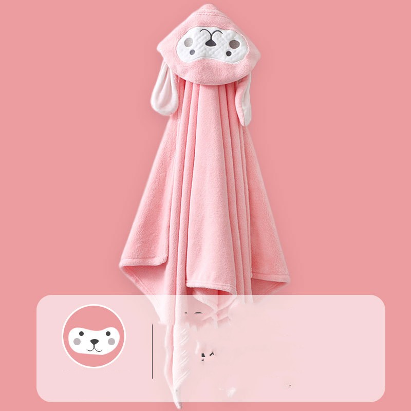 Children's Bath Towel Cape  Coral Velvet