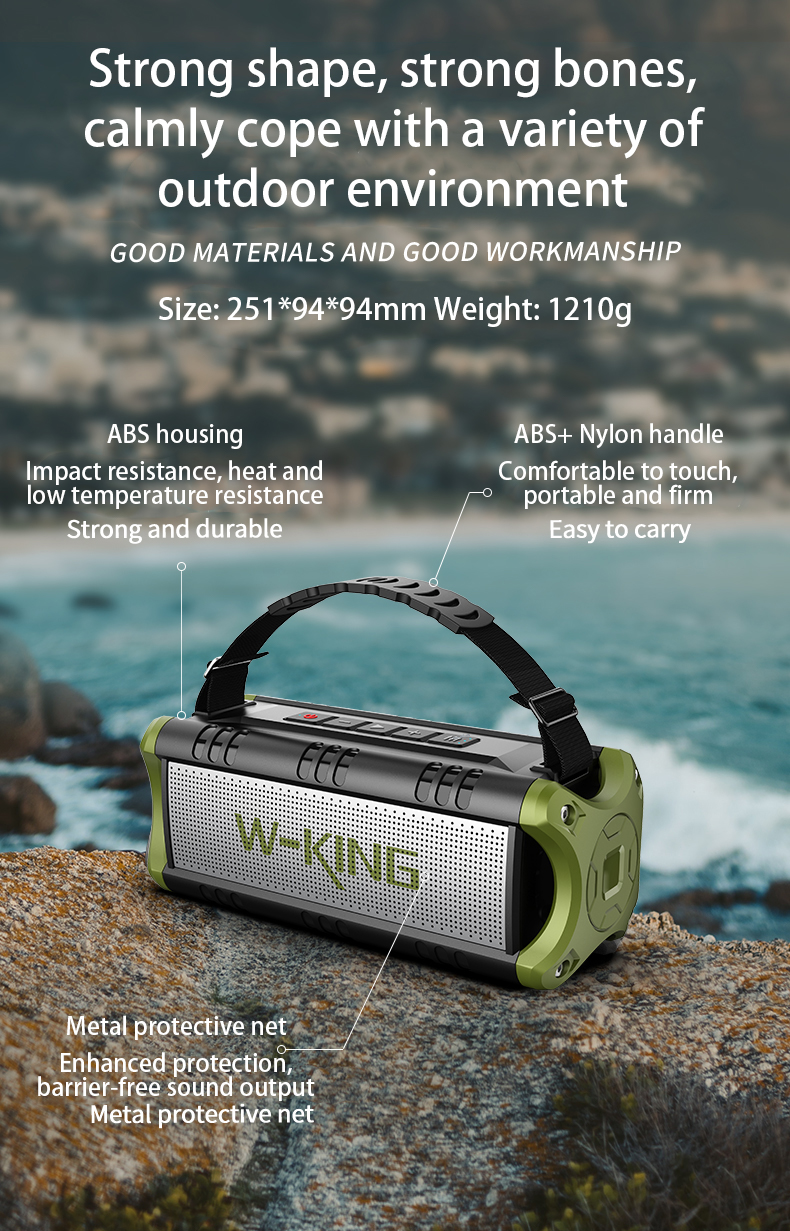 Title 3, W-KING D8mini Wireless Bluetooth Speaker 30W Bo...