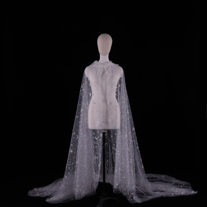 Bridal Fashion Simple Solid Color Pattern Type Veil