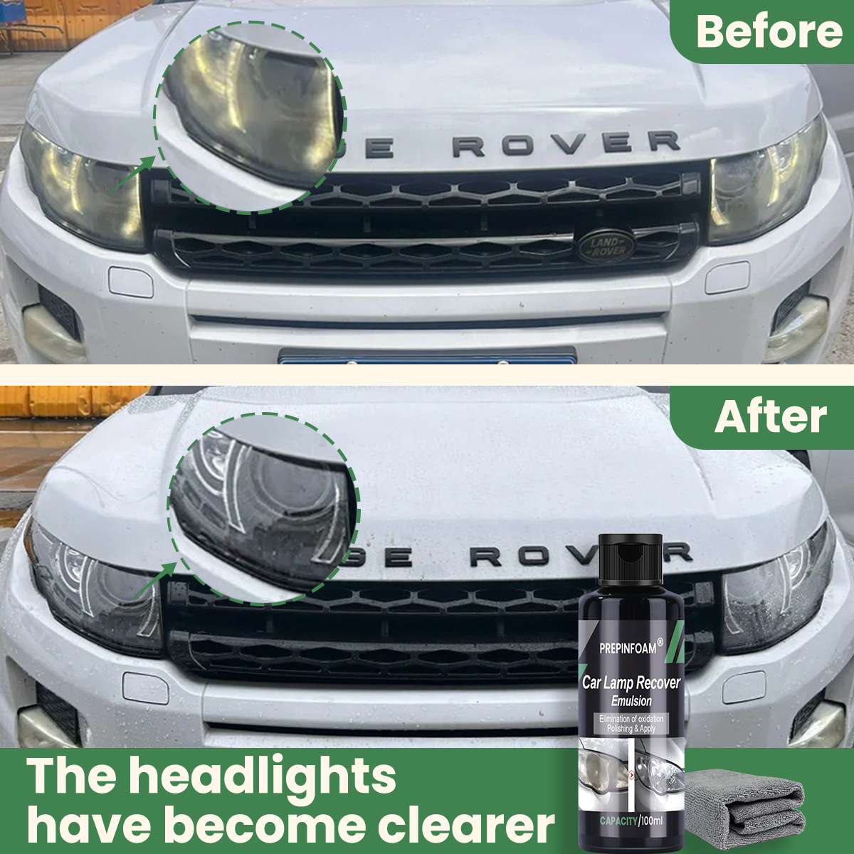 Headlight Restoration & Cleaning Paste