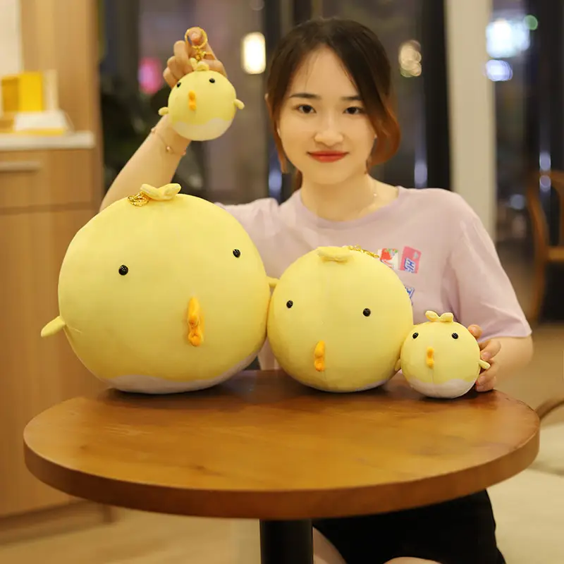 Little Yellow Chicken Cub Doll Plush Toy Pendant Keychain