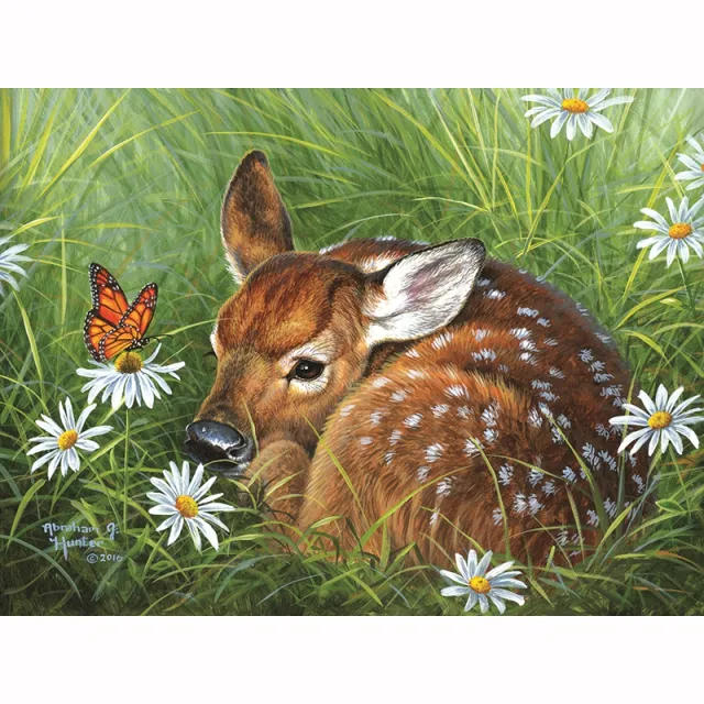 Mosaic Embroidery Grass Deer Cross Stitch Image Home Decoration Gifts - Shop at LoveMi