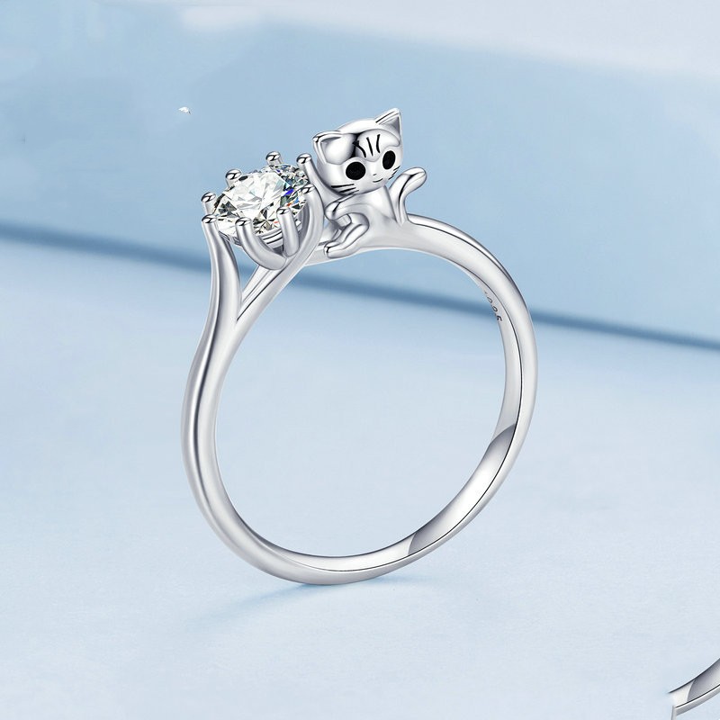 Title 5, Platinum Plated Oil Drop Cute Animal Ring naruk...