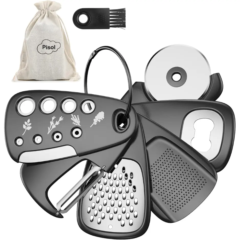 6-Piece Space-Saving Kitchen Gadget Set - Compact