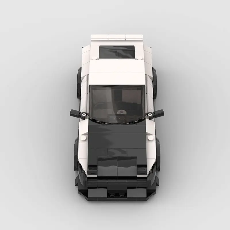 Small Particle Racing Car AE86moc Puzzle Assembled
