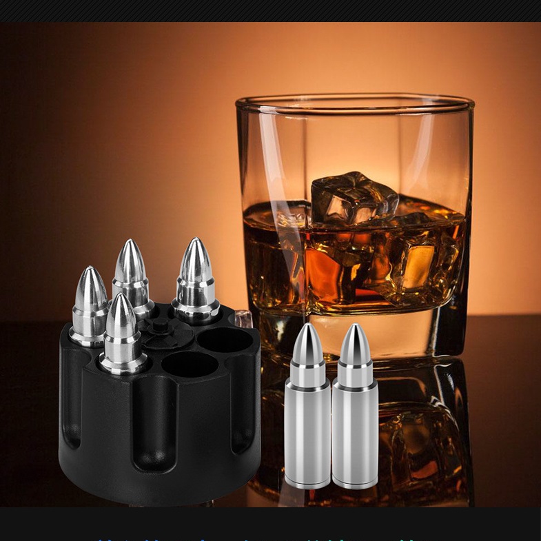 Title 2, Stainless Steel Big Bullet Ice Grain Ice Calmin...