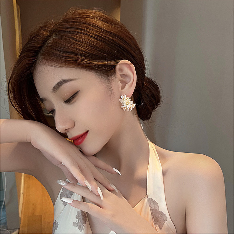 Unique Exaggerated Flower Earrings