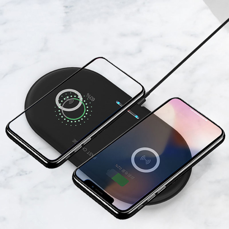 Dual charging wireless charger