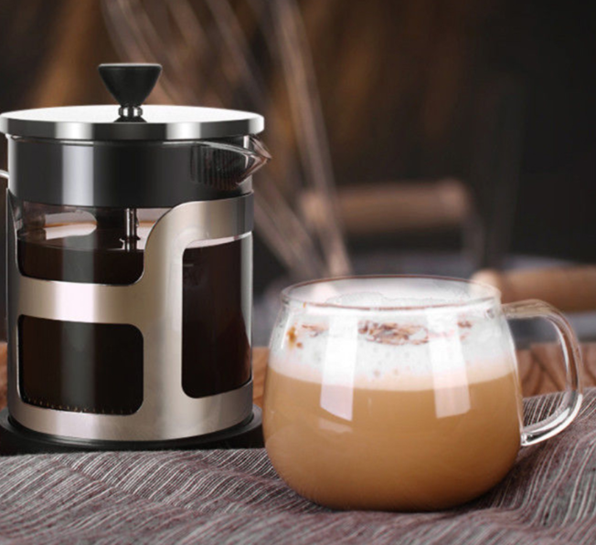 Title 2, French Press Coffee Pot